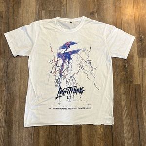 Lightning graphic T